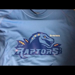 Raptors fishing or basketball shirt